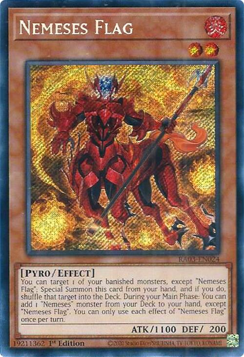 Nemeses Flag (Secret Rare) [RA03-EN024] Secret Rare | Gear Gaming Fayetteville