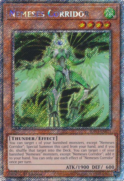 Nemeses Corridor (Platinum Secret Rare) [RA03-EN025] Platinum Secret Rare | Gear Gaming Fayetteville