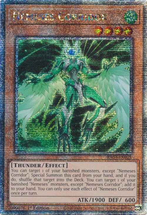 Nemeses Corridor (Quarter Century Secret Rare) [RA03-EN025] Quarter Century Secret Rare | Gear Gaming Fayetteville