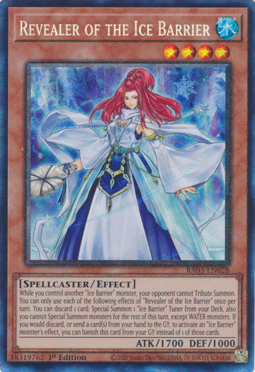 Revealer of the Ice Barrier (CR) [RA03-EN028] Prismatic Collector's Rare | Gear Gaming Fayetteville