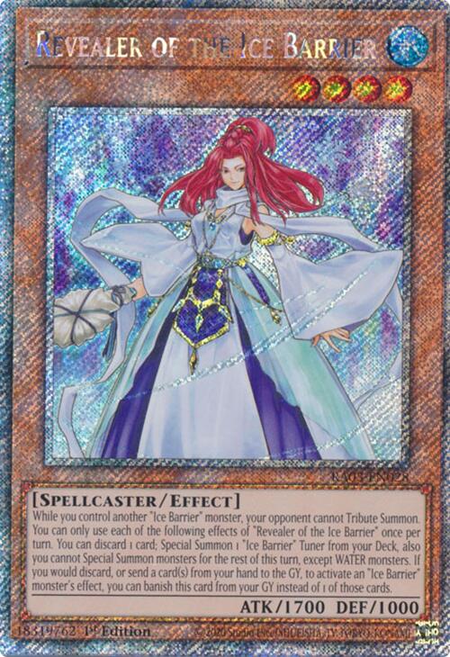 Revealer of the Ice Barrier (Platinum Secret Rare) [RA03-EN028] Platinum Secret Rare | Gear Gaming Fayetteville