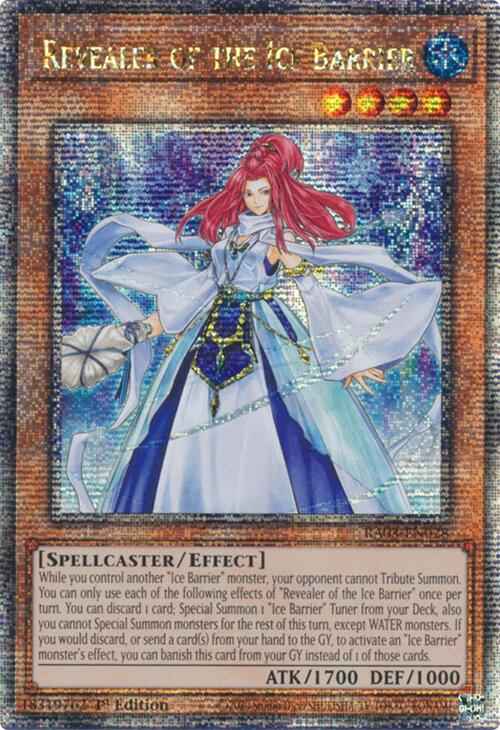 Revealer of the Ice Barrier (Quarter Century Secret Rare) [RA03-EN028] Quarter Century Secret Rare | Gear Gaming Fayetteville