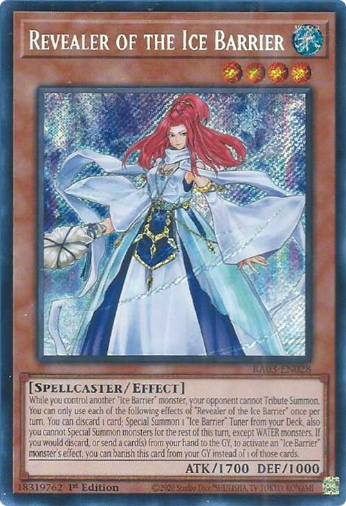 Revealer of the Ice Barrier (Secret Rare) [RA03-EN028] Secret Rare | Gear Gaming Fayetteville