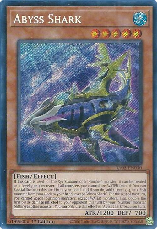 Abyss Shark (Secret Rare) [RA03-EN030] Secret Rare | Gear Gaming Fayetteville