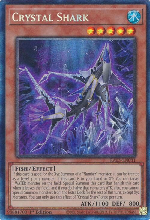Crystal Shark (CR) [RA03-EN031] Prismatic Collector's Rare | Gear Gaming Fayetteville