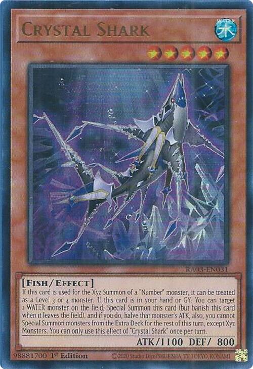 Crystal Shark (UR) [RA03-EN031] Ultra Rare | Gear Gaming Fayetteville