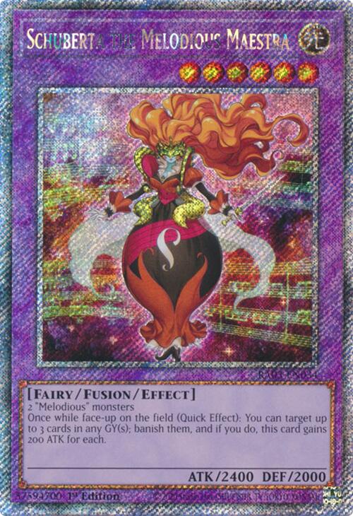 Schuberta the Melodious Maestra (Platinum Secret Rare) [RA03-EN034] Platinum Secret Rare | Gear Gaming Fayetteville