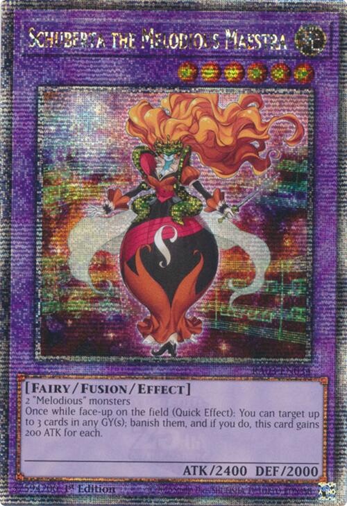 Schuberta the Melodious Maestra (Quarter Century Secret Rare) [RA03-EN034] Quarter Century Secret Rare | Gear Gaming Fayetteville