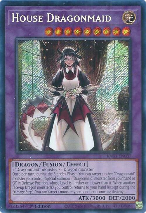 House Dragonmaid (Secret Rare) [RA03-EN037] Secret Rare | Gear Gaming Fayetteville