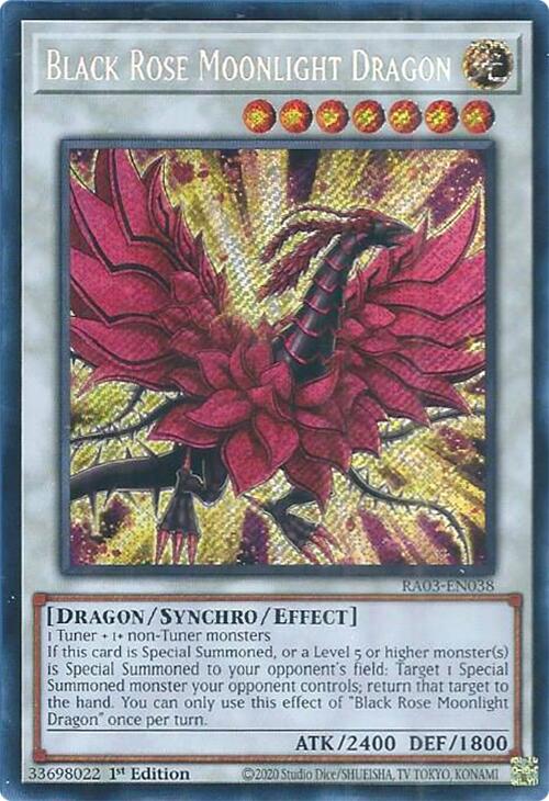 Black Rose Moonlight Dragon (Secret Rare) [RA03-EN038] Secret Rare | Gear Gaming Fayetteville