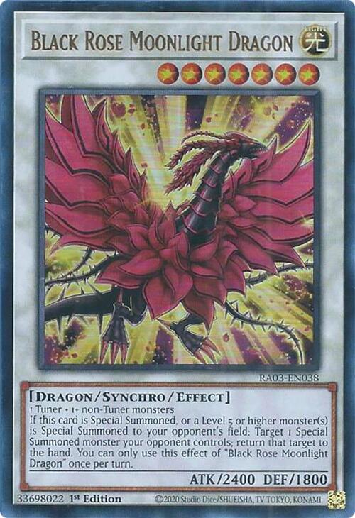 Black Rose Moonlight Dragon (UR) [RA03-EN038] Ultra Rare | Gear Gaming Fayetteville