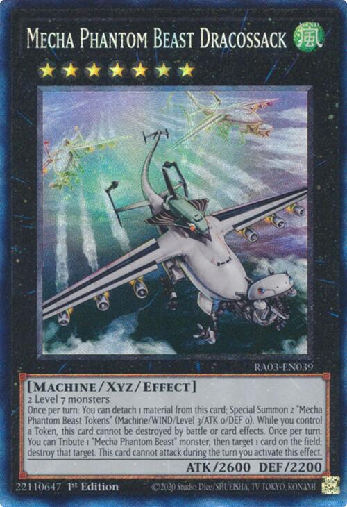 Mecha Phantom Beast Dracossack (CR) [RA03-EN039] Prismatic Collector's Rare | Gear Gaming Fayetteville