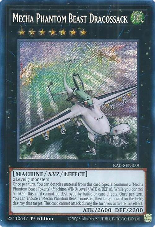 Mecha Phantom Beast Dracossack (Secret Rare) [RA03-EN039] Secret Rare | Gear Gaming Fayetteville