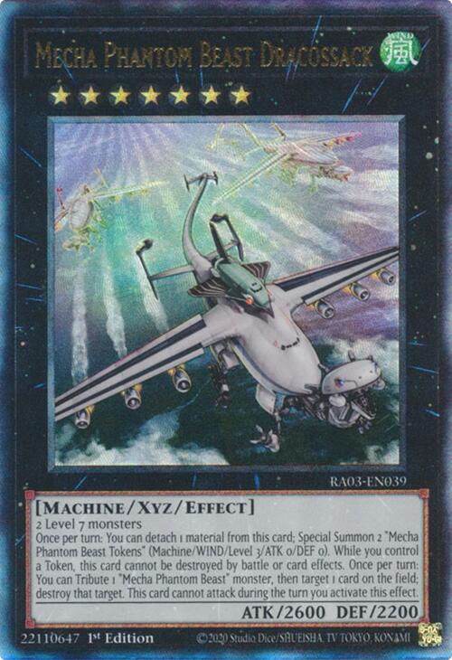 Mecha Phantom Beast Dracossack (UTR) [RA03-EN039] Prismatic Ultimate Rare | Gear Gaming Fayetteville