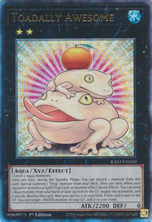 Toadally Awesome (UTR) [RA03-EN040] Prismatic Ultimate Rare | Gear Gaming Fayetteville