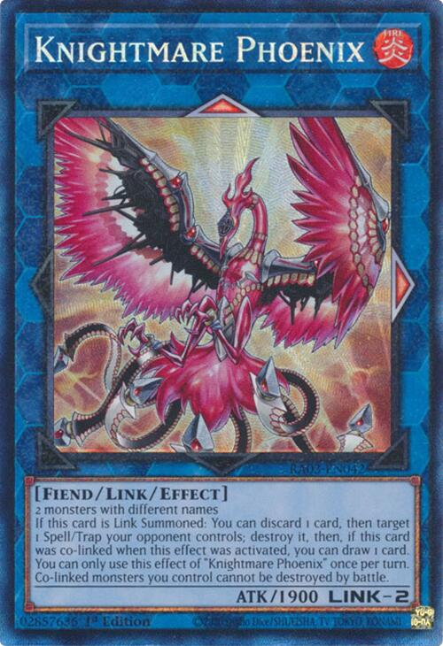 Knightmare Phoenix (CR) [RA03-EN042] Prismatic Collector's Rare | Gear Gaming Fayetteville