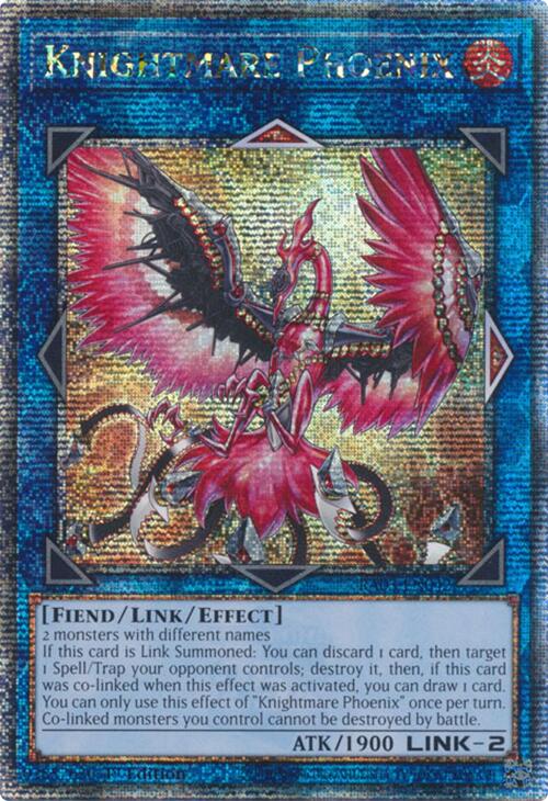 Knightmare Phoenix (Quarter Century Secret Rare) [RA03-EN042] Quarter Century Secret Rare | Gear Gaming Fayetteville