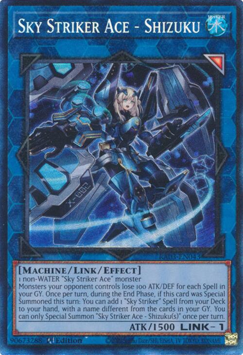 Sky Striker Ace - Shizuku (CR) [RA03-EN043] Prismatic Collector's Rare | Gear Gaming Fayetteville