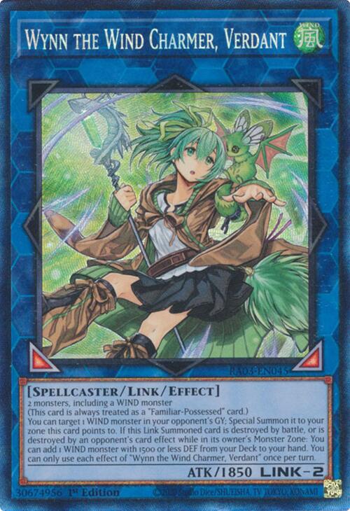 Wynn the Wind Charmer, Verdant (CR) [RA03-EN045] Prismatic Collector's Rare | Gear Gaming Fayetteville