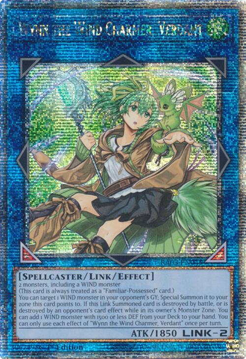 Wynn the Wind Charmer, Verdant (Quarter Century Secret Rare) [RA03-EN045] Quarter Century Secret Rare | Gear Gaming Fayetteville