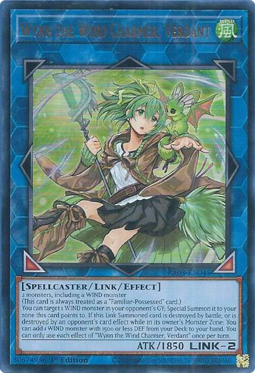 Wynn the Wind Charmer, Verdant (UR) [RA03-EN045] Ultra Rare | Gear Gaming Fayetteville