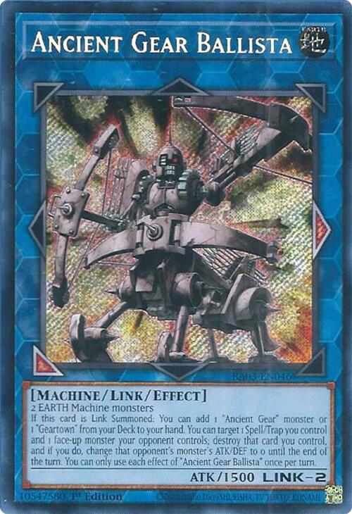 Ancient Gear Ballista (Secret Rare) [RA03-EN046] Secret Rare | Gear Gaming Fayetteville