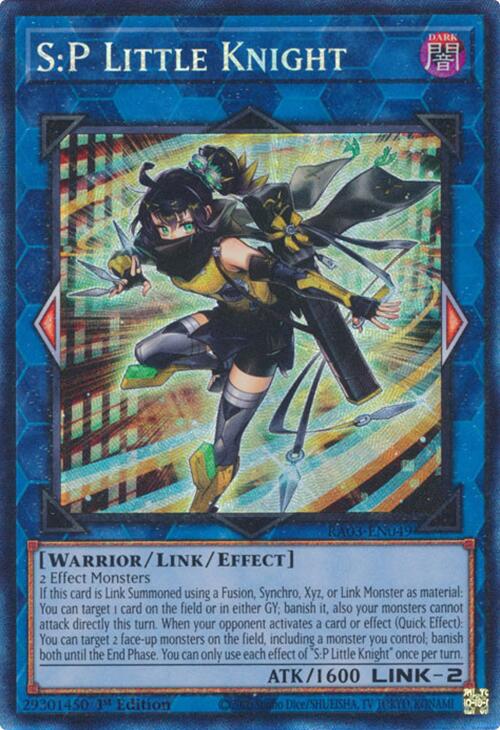 S:P Little Knight (CR) [RA03-EN049] Prismatic Collector's Rare | Gear Gaming Fayetteville