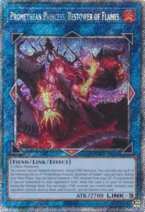 Promethean Princess, Bestower of Flames (Platinum Secret Rare) [RA03-EN050] Platinum Secret Rare | Gear Gaming Fayetteville