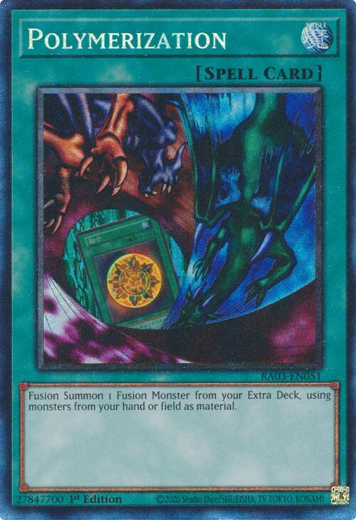 Polymerization (Alternate Art) (CR) [RA03-EN051] Prismatic Collector's Rare | Gear Gaming Fayetteville