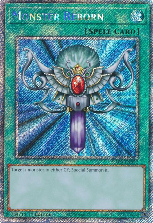 Monster Reborn (Platinum Secret Rare) [RA03-EN052] Platinum Secret Rare | Gear Gaming Fayetteville