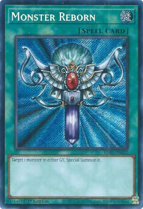 Monster Reborn (Secret Rare) [RA03-EN052] Secret Rare | Gear Gaming Fayetteville