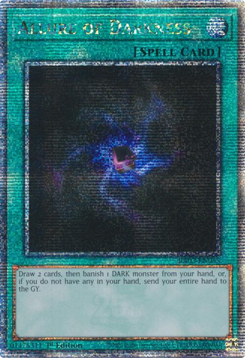 Allure of Darkness (Quarter Century Secret Rare) [RA03-EN055] Quarter Century Secret Rare | Gear Gaming Fayetteville