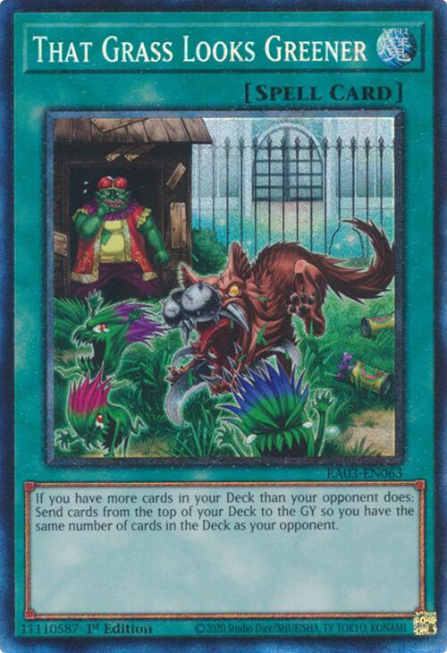 That Grass Looks Greener (CR) [RA03-EN063] Prismatic Collector's Rare | Gear Gaming Fayetteville