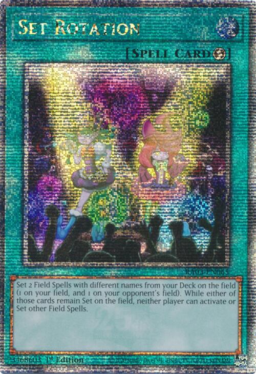 Set Rotation (Quarter Century Secret Rare) [RA03-EN065] Quarter Century Secret Rare | Gear Gaming Fayetteville