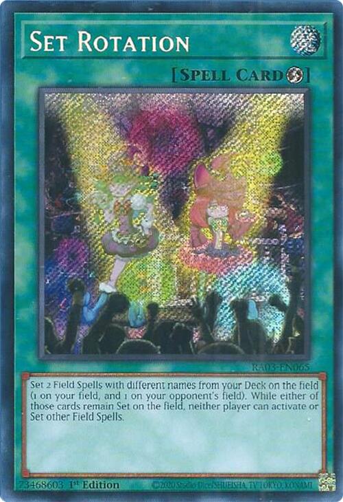 Set Rotation (Secret Rare) [RA03-EN065] Secret Rare | Gear Gaming Fayetteville