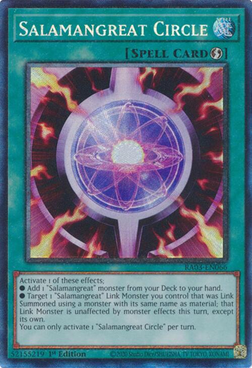 Salamangreat Circle (CR) [RA03-EN066] Prismatic Collector's Rare | Gear Gaming Fayetteville