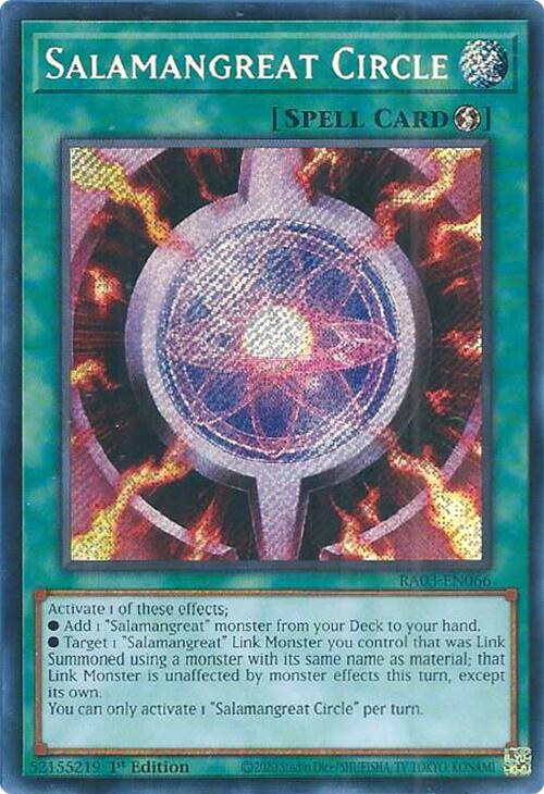 Salamangreat Circle (Secret Rare) [RA03-EN066] Secret Rare | Gear Gaming Fayetteville