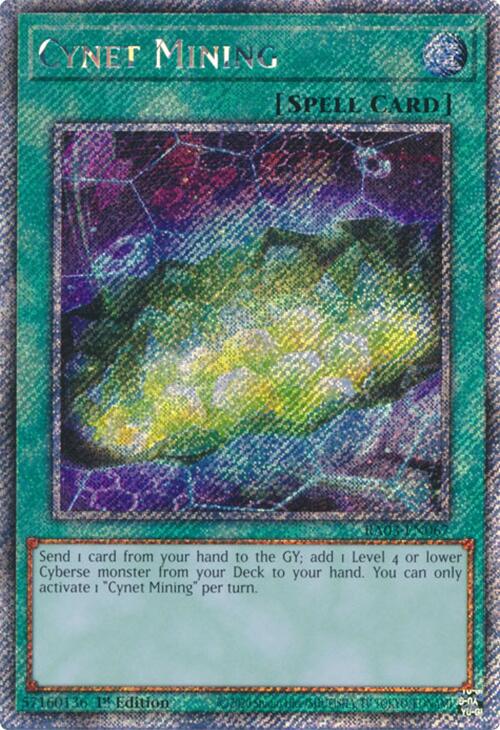 Cynet Mining (Platinum Secret Rare) [RA03-EN067] Platinum Secret Rare | Gear Gaming Fayetteville