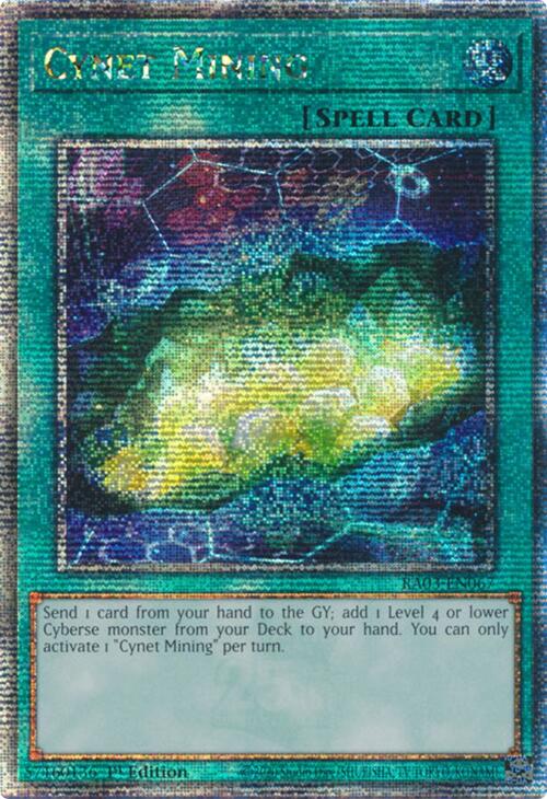 Cynet Mining (Quarter Century Secret Rare) [RA03-EN067] Quarter Century Secret Rare | Gear Gaming Fayetteville