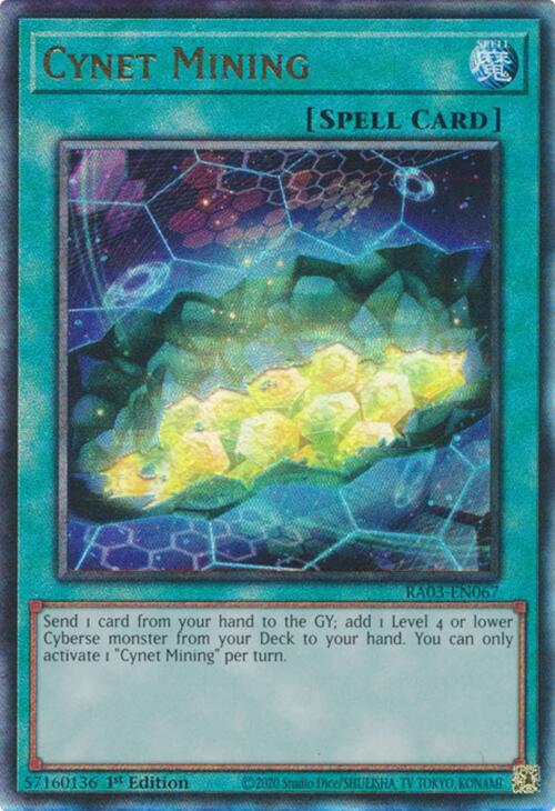 Cynet Mining (UTR) [RA03-EN067] Prismatic Ultimate Rare | Gear Gaming Fayetteville