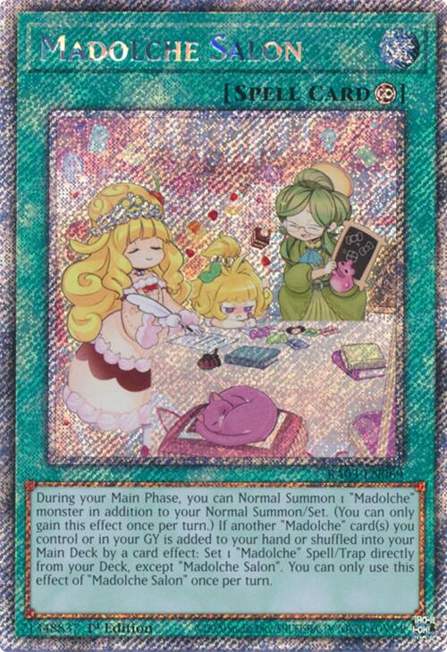 Madolche Salon (Platinum Secret Rare) [RA03-EN069] Platinum Secret Rare | Gear Gaming Fayetteville