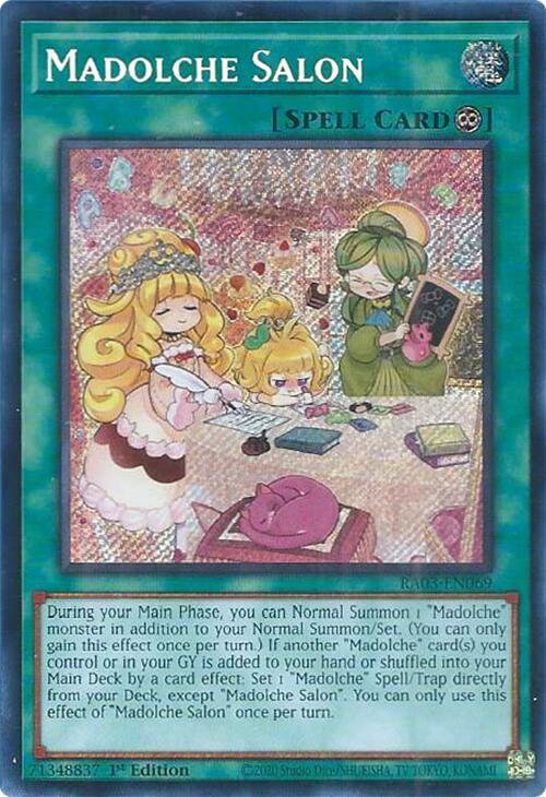 Madolche Salon (Secret Rare) [RA03-EN069] Secret Rare | Gear Gaming Fayetteville