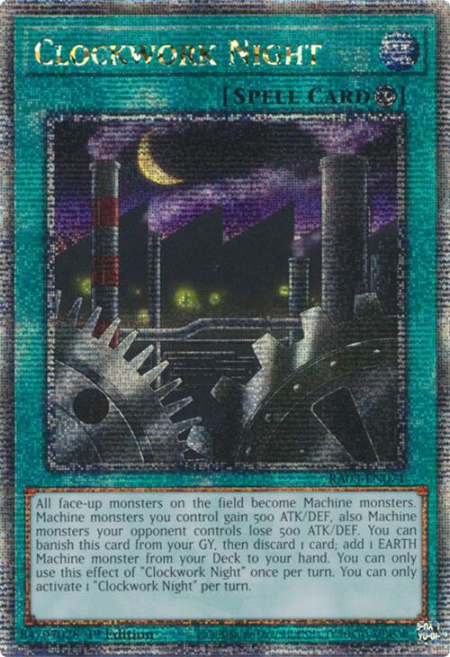 Clockwork Night (Quarter Century Secret Rare) [RA03-EN071] Quarter Century Secret Rare | Gear Gaming Fayetteville
