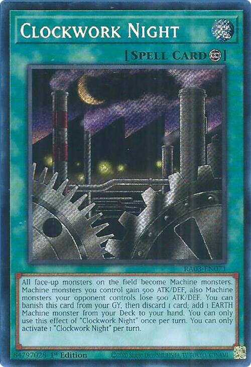 Clockwork Night (Secret Rare) [RA03-EN071] Secret Rare | Gear Gaming Fayetteville