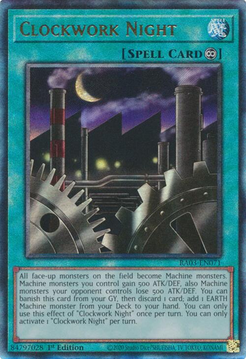 Clockwork Night (UTR) [RA03-EN071] Prismatic Ultimate Rare | Gear Gaming Fayetteville