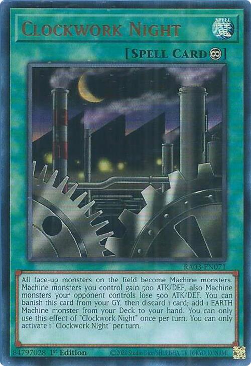 Clockwork Night (UR) [RA03-EN071] Ultra Rare | Gear Gaming Fayetteville
