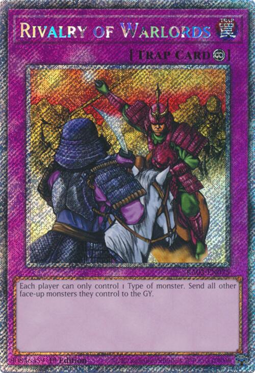 Rivalry of Warlords (Platinum Secret Rare) [RA03-EN075] Platinum Secret Rare | Gear Gaming Fayetteville
