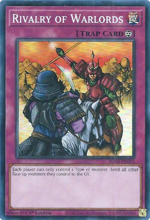Rivalry of Warlords [RA03-EN075] Super Rare | Gear Gaming Fayetteville