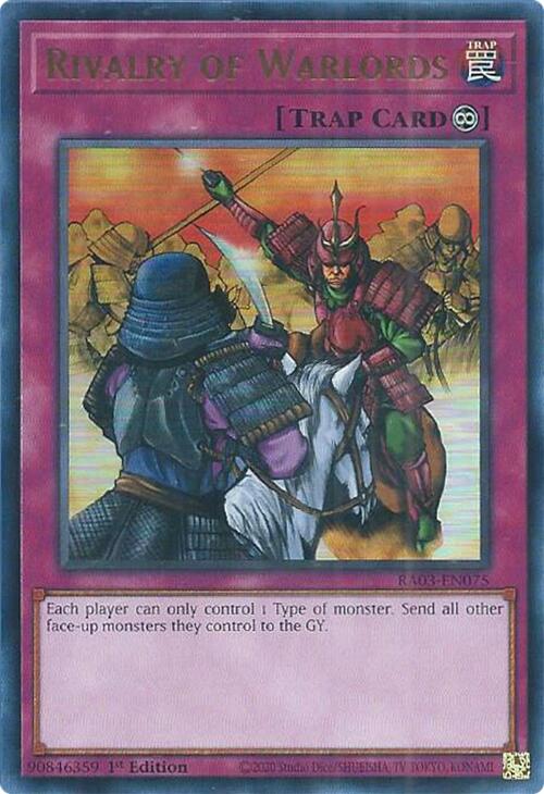 Rivalry of Warlords (UR) [RA03-EN075] Ultra Rare | Gear Gaming Fayetteville