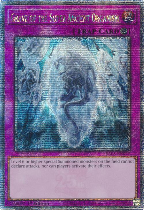 Grave of the Super Ancient Organism (Quarter Century Secret Rare) [RA03-EN077] Quarter Century Secret Rare | Gear Gaming Fayetteville